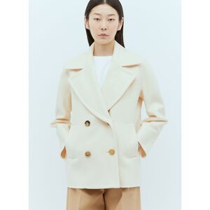 Max Mara Women Wool And Cashmere Pea Coat